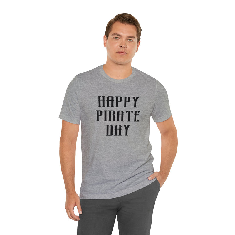 Pirate Day Black Graphic T-Shirt