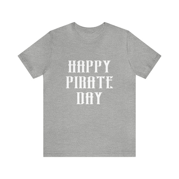 Pirate Day White Graphic T-Shirt