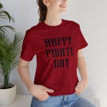 Load image into Gallery viewer, Pirate Day Black Graphic T-Shirt
