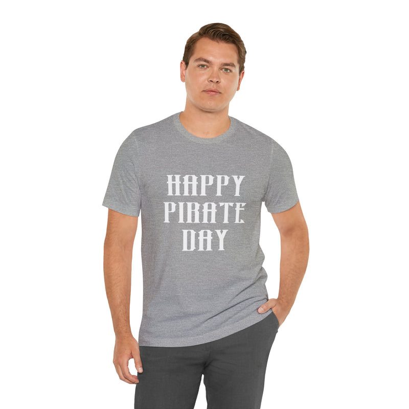 Pirate Day White Graphic T-Shirt