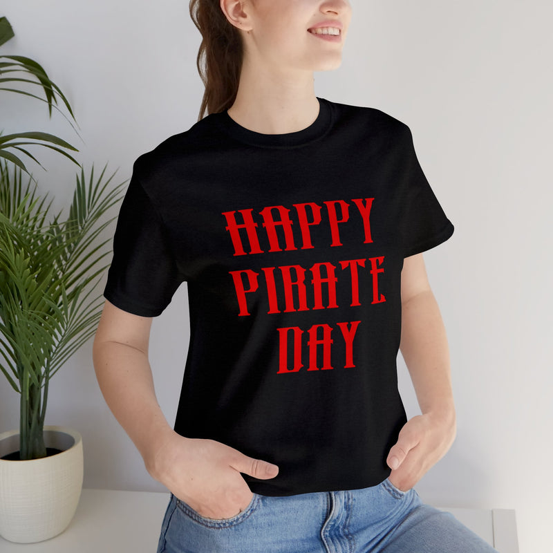 Happy Pirate Day Red T-Shirt