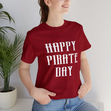 Load image into Gallery viewer, Pirate Day White Graphic T-Shirt
