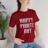 Pirate Day White Graphic T-Shirt