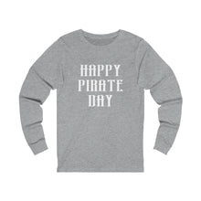 Load image into Gallery viewer, Gasparilla Pirate Day White Graphic Long Sleeve Tee