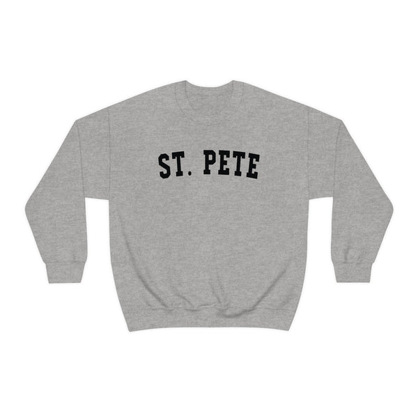 St. Pete Black Graphic Sweatshirt