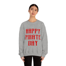 Load image into Gallery viewer, Pirate Day Red Graphic Sweatshirt