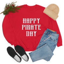 Load image into Gallery viewer, Pirate Day White Graphic Sweatshirt