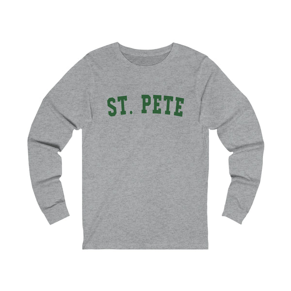 St. Pete Green Graphic Long Sleeve Tee