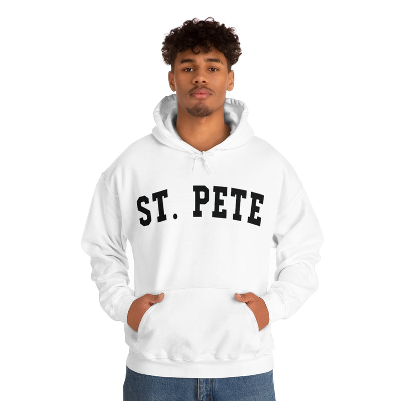 St. Pete Black Graphic Hoodie