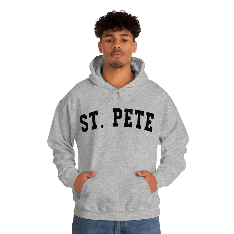 St. Pete Black Graphic Hoodie