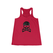 Load image into Gallery viewer, Skull Flowy Racerback Tank