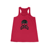 Skull Flowy Racerback Tank