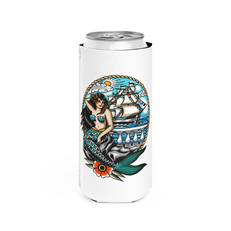 Gasparilla Mermaid Slim Can Cooler