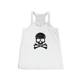 Skull Flowy Racerback Tank