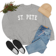 Load image into Gallery viewer, St. Pete White Graphic Sweatshirt