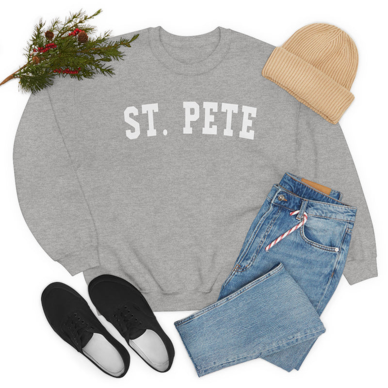 St. Pete White Graphic Sweatshirt