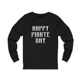 Gasparilla Pirate Day White Graphic Long Sleeve Tee