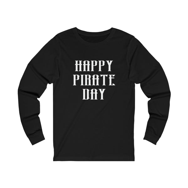 Gasparilla Pirate Day White Graphic Long Sleeve Tee
