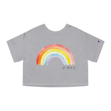 Load image into Gallery viewer, St. Pete Rainbow Cropped Tee