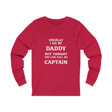 Load image into Gallery viewer, Captain Daddy Long Sleeve T-Shirt