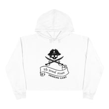 Load image into Gallery viewer, Gasparilla Drunk Pirate Game Crop Hoodie