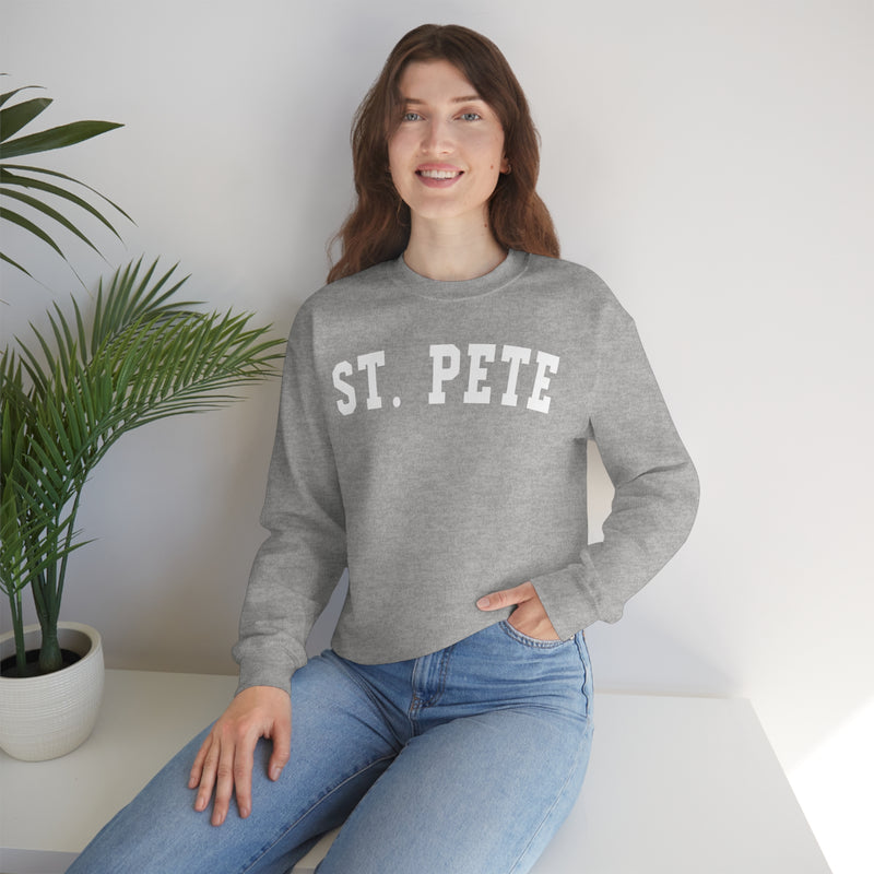 St. Pete White Graphic Sweatshirt