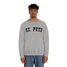 Load image into Gallery viewer, St. Pete Black Graphic Sweatshirt