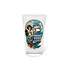 Load image into Gallery viewer, Gasparilla Mermaid Pint Glass, 16oz