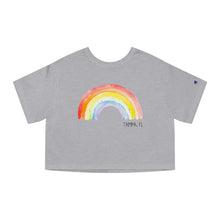 Load image into Gallery viewer, Tampa Rainbow Cropped Tee