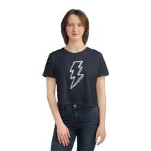 Load image into Gallery viewer, Bolts Flowy Cropped Tee