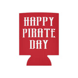 Pirate Day Red Can Cooler