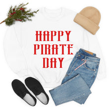 Load image into Gallery viewer, Pirate Day Red Graphic Sweatshirt