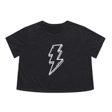 Load image into Gallery viewer, Bolts Flowy Cropped Tee