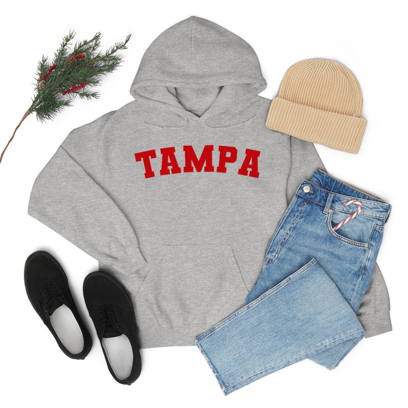 Red Tampa Graphic Hoodie