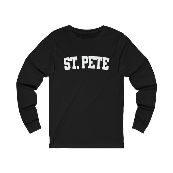 St. Pete White Graphic Long Sleeve Tee