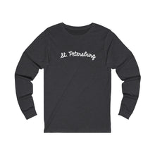 Load image into Gallery viewer, St. Pete Cursive Long Sleeve Tee