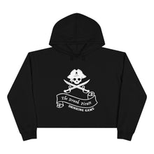 Load image into Gallery viewer, Gasparilla Drunk Pirate Game Crop Hoodie