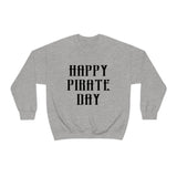 Pirate Day Black Graphic Sweatshirt