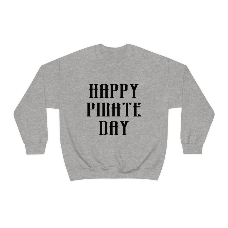 Pirate Day Black Graphic Sweatshirt