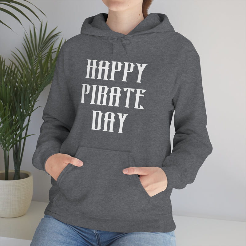 Pirate Day White Graphic Hoodie