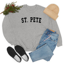Load image into Gallery viewer, St. Pete Black Graphic Sweatshirt