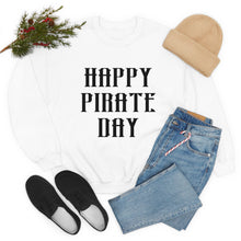 Load image into Gallery viewer, Pirate Day Black Graphic Sweatshirt