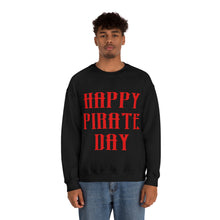 Load image into Gallery viewer, Pirate Day Red Graphic Sweatshirt