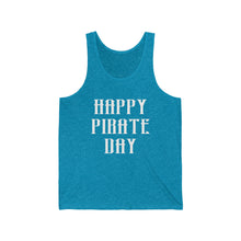 Load image into Gallery viewer, Pirate Day White Graphic Tank