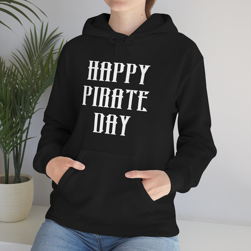 Pirate Day White Graphic Hoodie