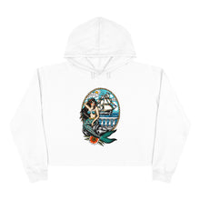 Load image into Gallery viewer, Gasparilla Mermaid Crop Hoodie
