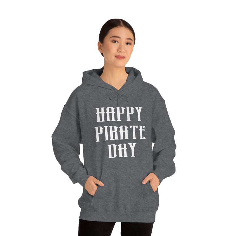 Pirate Day White Graphic Hoodie