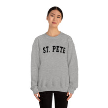 Load image into Gallery viewer, St. Pete Black Graphic Sweatshirt