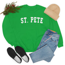 Load image into Gallery viewer, St. Pete White Graphic Sweatshirt