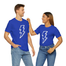 Load image into Gallery viewer, Lightning Bolt White Tee
